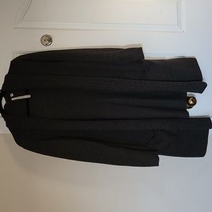 Long dark grey cardigan